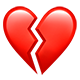 Broken Heart Emoji
